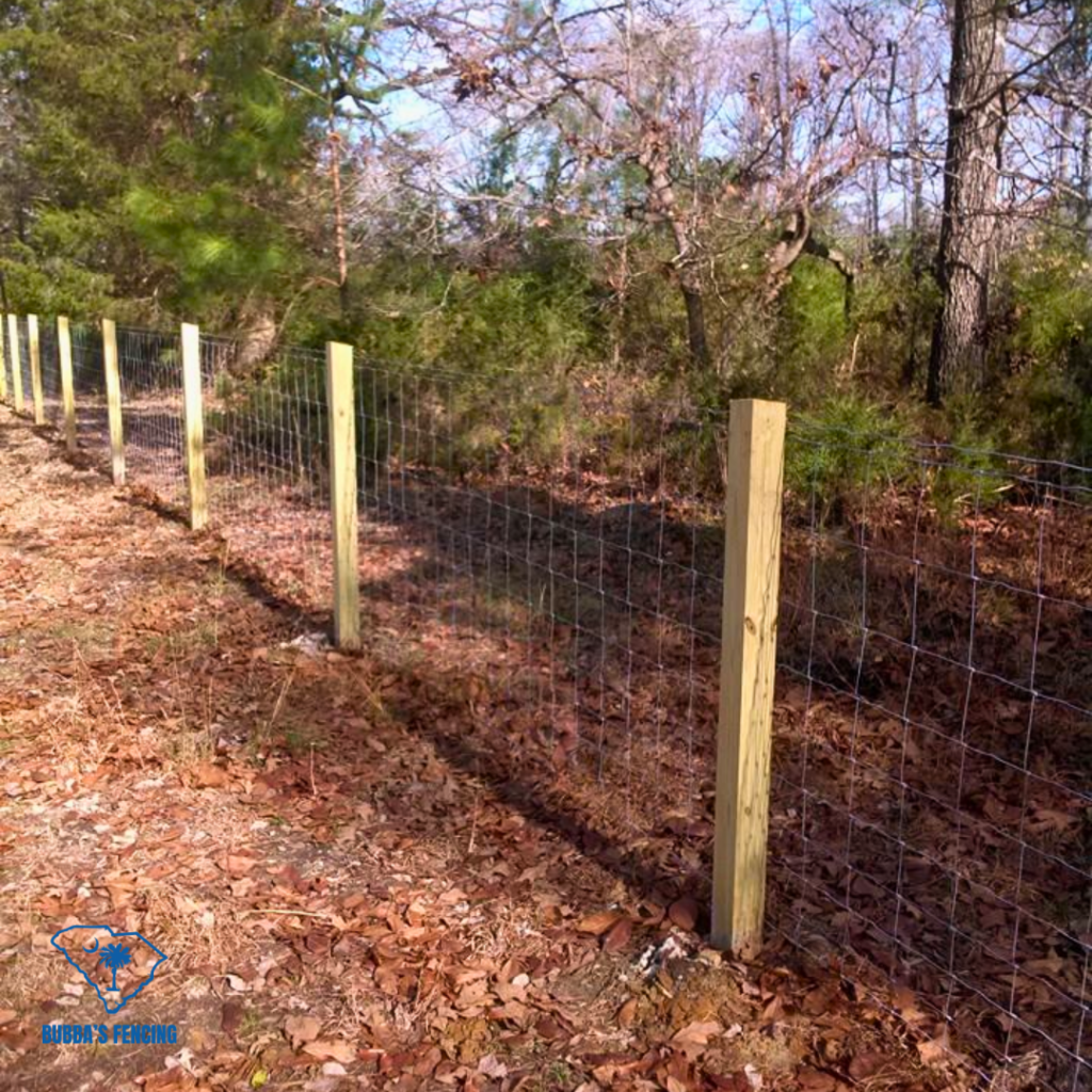 An image of a fence built by Bubba's Fencing